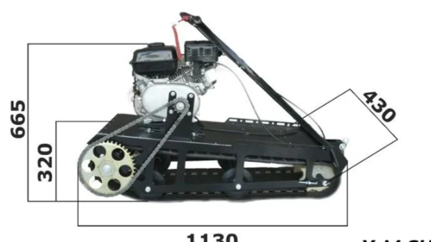 Мотобуксировщик XTREME-MOTORS "Конек-Горбунок" 6.5 л.с. в Нижнекамске