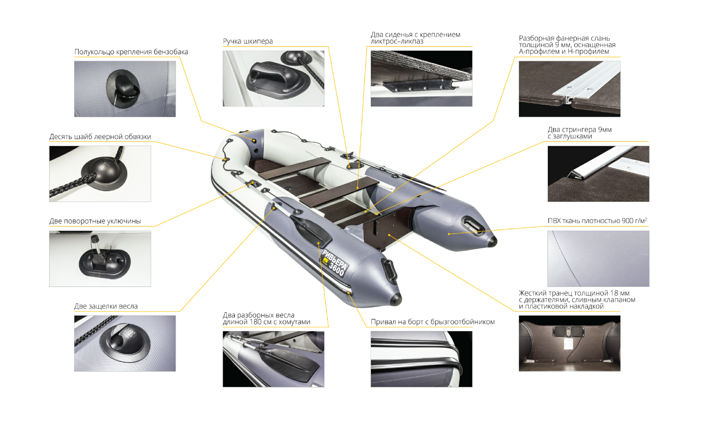 Лодка Ривьера Компакт 2900 СК в Нижнекамске