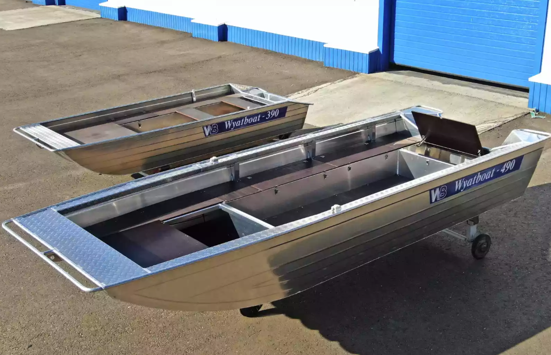 Алюминиевая лодка Wyatboat-490 Jonboat в Нижнекамске