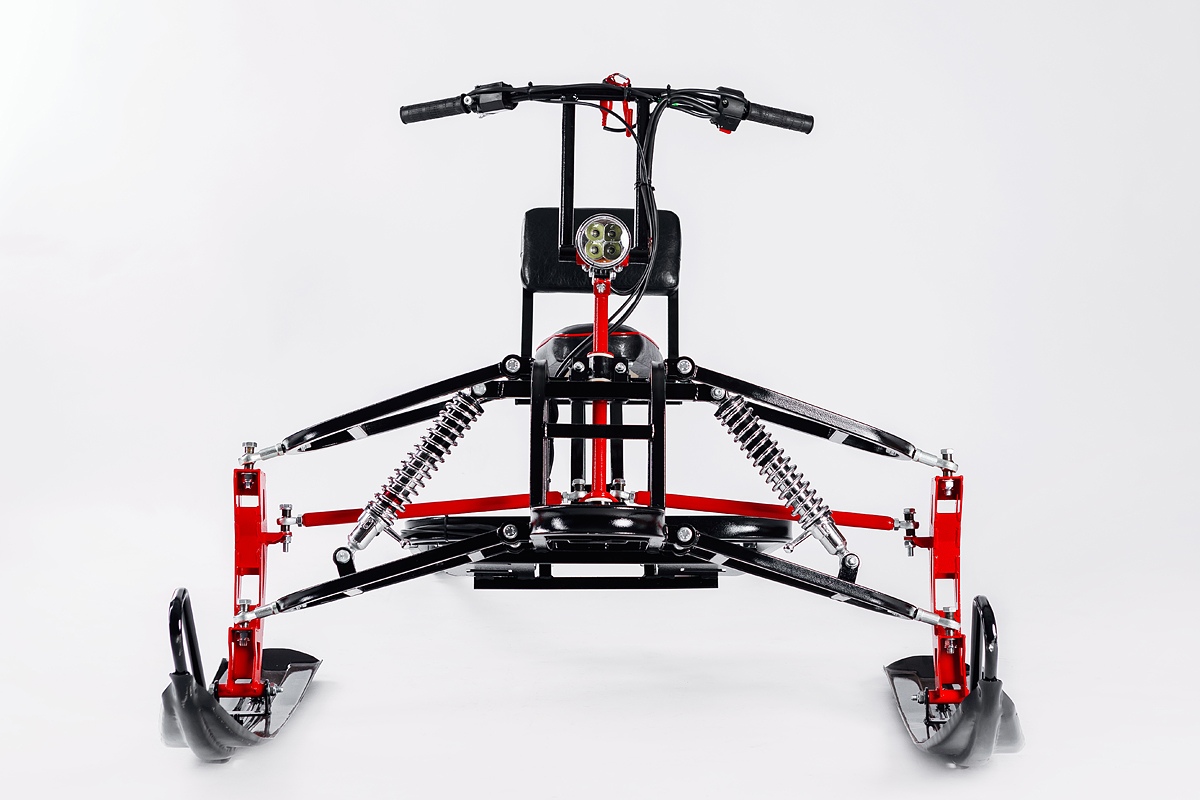 Лыжный модуль IKUDZO с подогревом ручек пластиковые лыжи в Нижнекамске