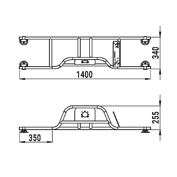 Стойка рулевая с бортовым креплением малая в Нижнекамске