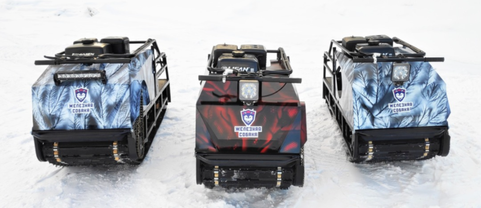 Мотобуксировщик Irondog (Железная собака) M500 9 Камуфляж Охотник в Нижнекамске