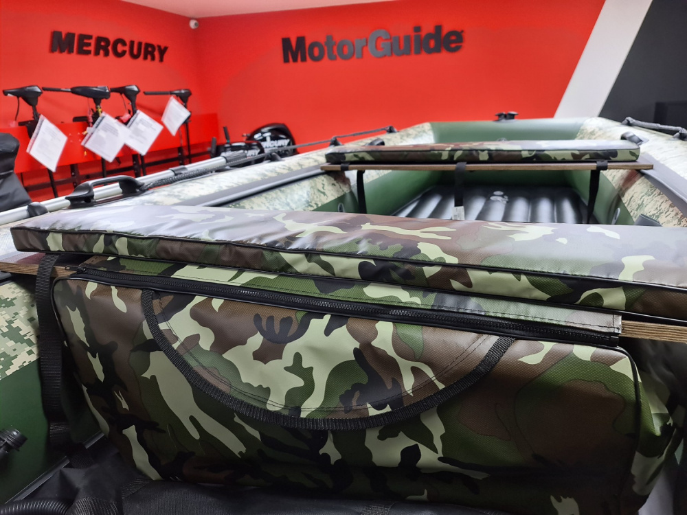 КОМПЛЕКТ МЯГКИХ НАКЛАДОК С СУМКОЙ ДЛЯ ЛОДОК 105Х20 КАМУФЛЯЖ в Нижнекамске