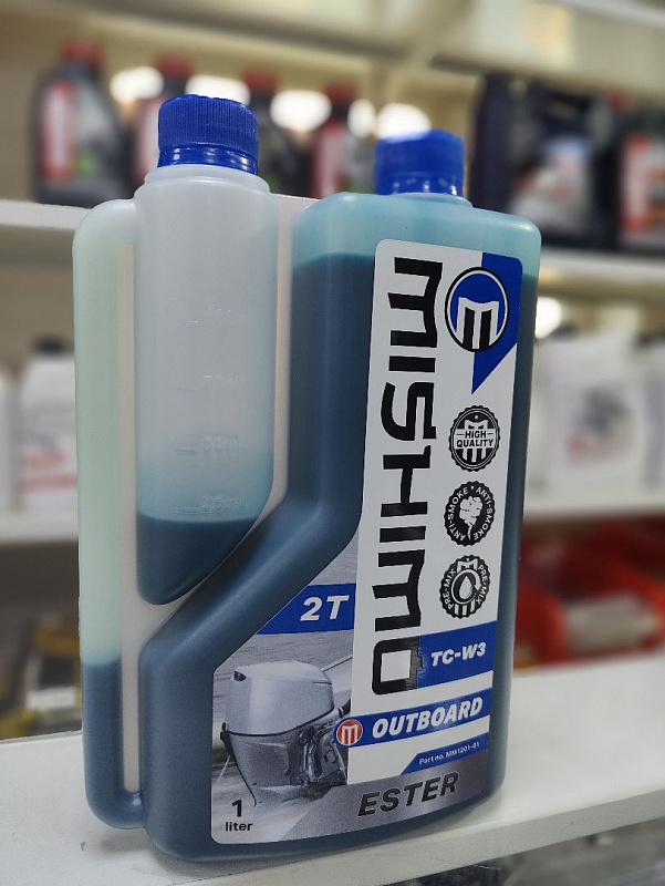 Масло MISHIMO 2T OUTBOARD (ESTER) полусинтетика 1 л в Нижнекамске