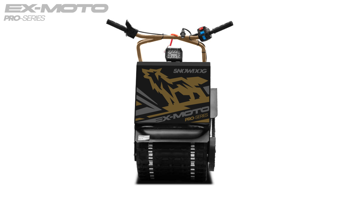 Мотобуксировщик EX-MOTO SNOWDOG S380 8л.с. в Нижнекамске