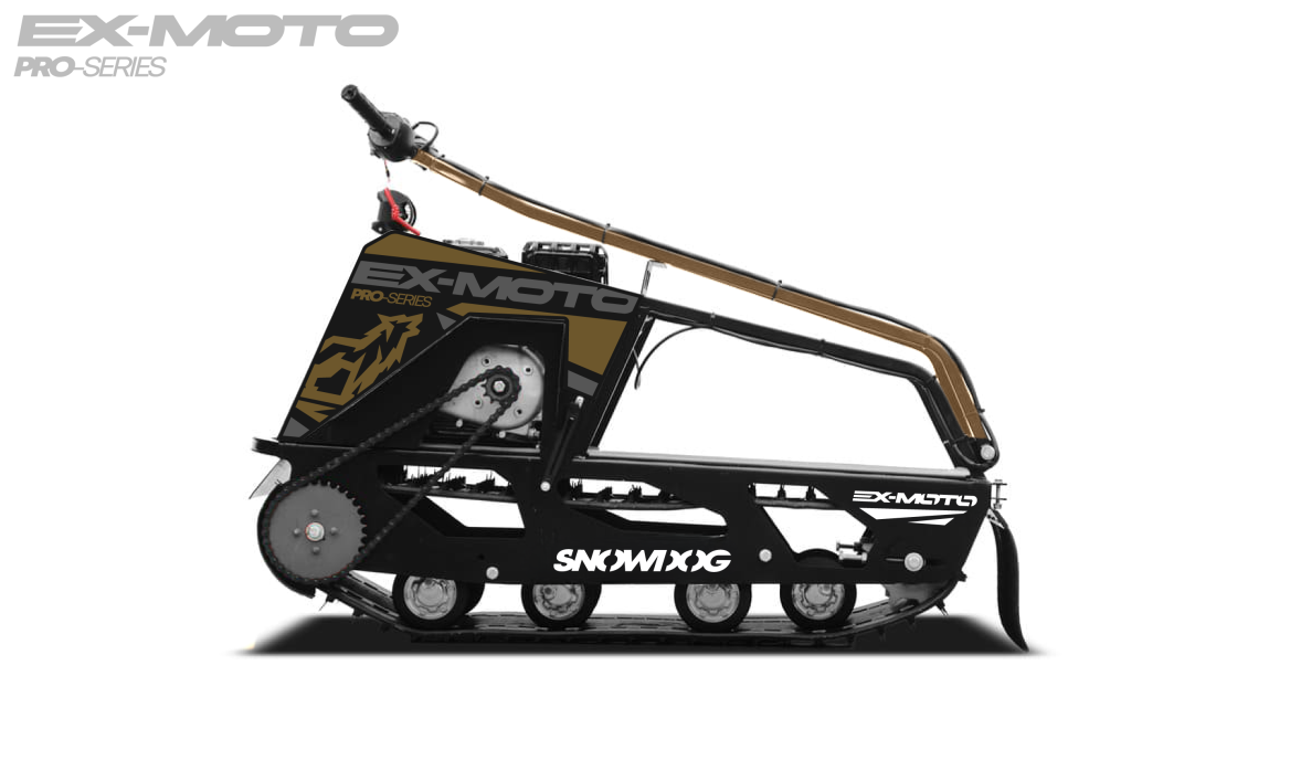 Мотобуксировщик EX-MOTO SNOWDOG S380 8л.с. в Нижнекамске