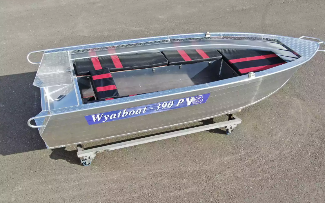 Алюминиевая лодка Wyatboat-390РМ увеличенный борт в Нижнекамске