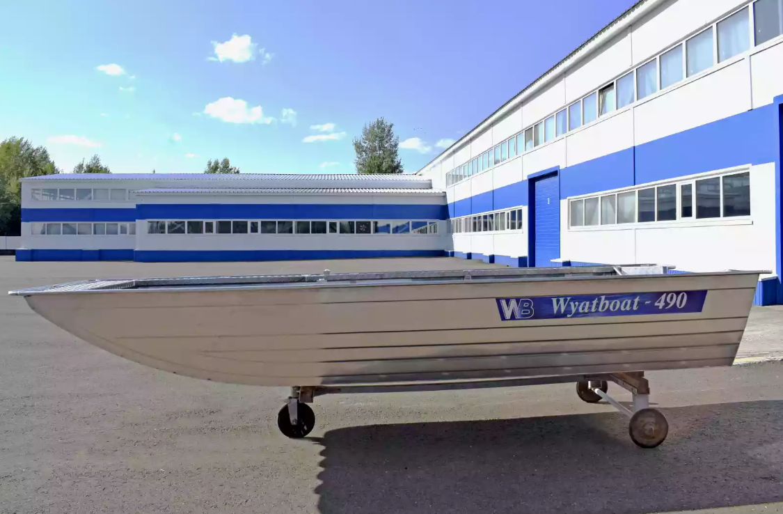Алюминиевая лодка Wyatboat-490 Jonboat в Нижнекамске