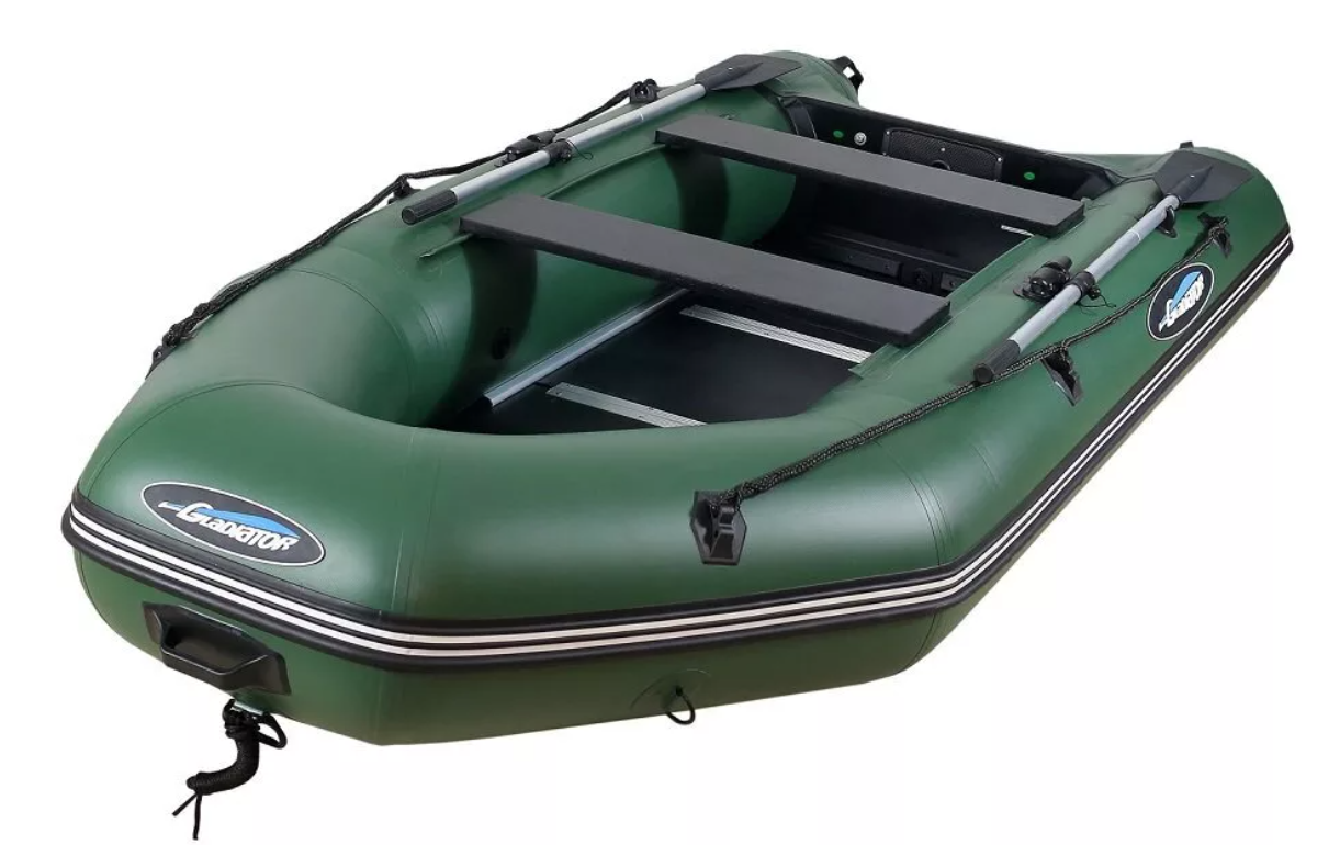 МОТОРНО-ГРЕБНАЯ ЛОДКА ПВХ GLADIATOR A 280 ТК С ФАНЕРНЫМ ДНОМ в Нижнекамске
