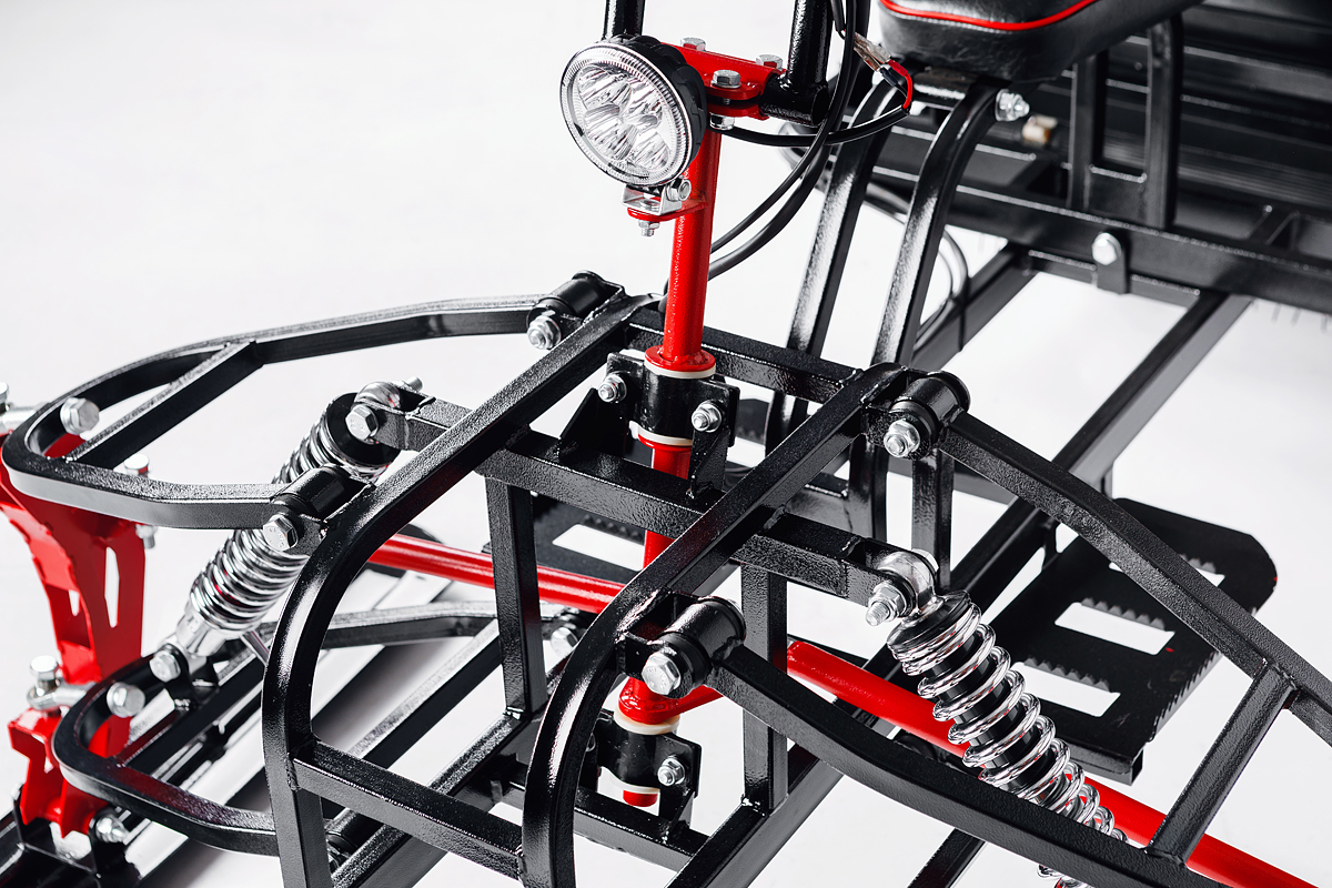 Лыжный модуль IKUDZO с подогревом ручек пластиковые лыжи в Нижнекамске