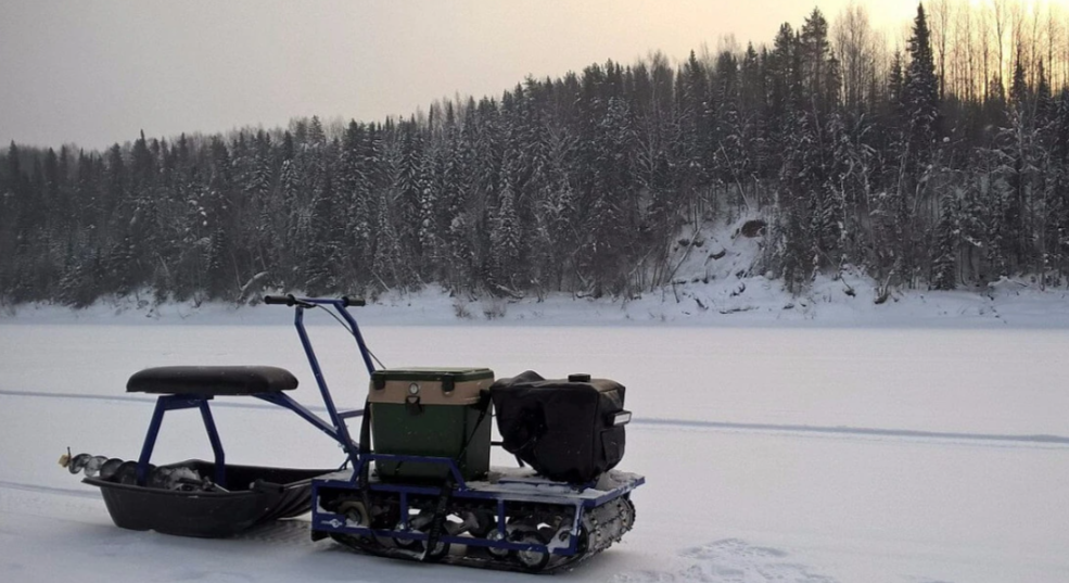 Мотобуксировщик Альбатрос-L 8 с фарой в Нижнекамске