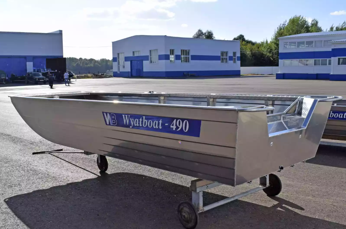 Алюминиевая лодка Wyatboat-490 Jonboat в Нижнекамске
