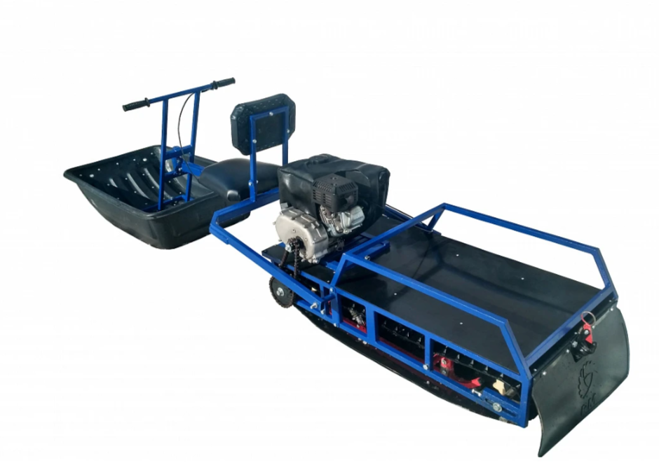 Мотобуксировщик толкач Альбатрос-XL8 с модулем. С фарой, тележки в Нижнекамске