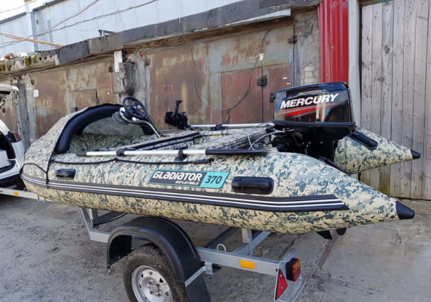 НАДУВНАЯ ЛОДКА GLADIATOR C370AL в Нижнекамске