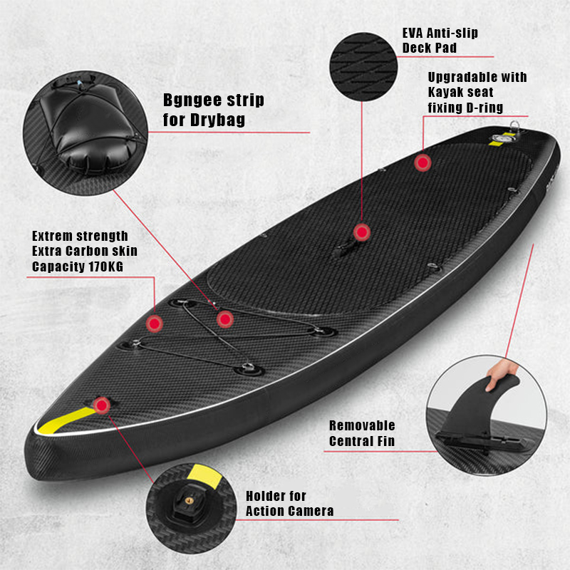 SUP (САП) ДОСКА MISHIMO CARBON DARKSIDE 10.6’ (325СМ) в Нижнекамске