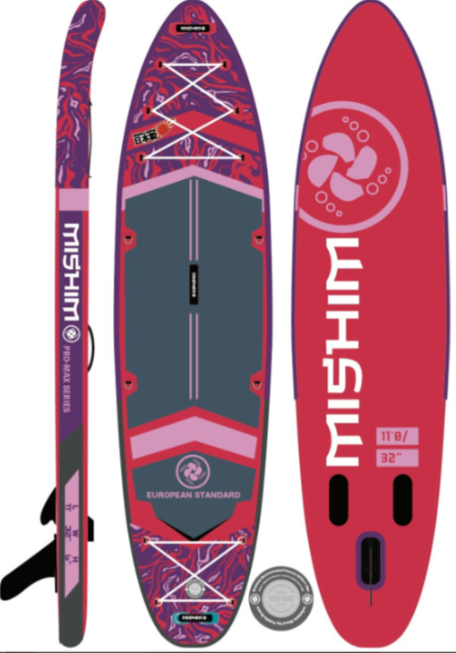 SUP (САП) Доска MISHIMO PRO-MAX Viva Magenta 10.8’ (330см) в Нижнекамске