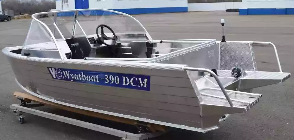 Алюминиевая лодка Wyatboat-390 DCM Увеличенный борт в Нижнекамске