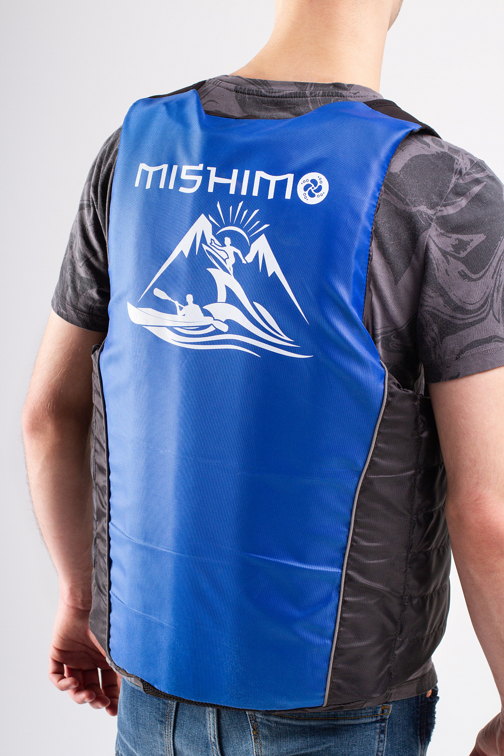 Жилет спасательный MISHIMO PRO Премиум качества Черно-синий в Нижнекамске